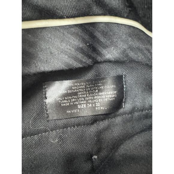 Perry Ellis Men's Dress Pants Trousers Gray Pleated Straight Men's Size 34 * 32 - Picture 7 of 9